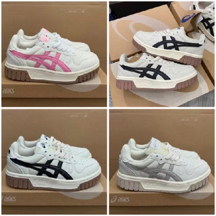 Giày Asics Court MZ Cream Black Gum nam nữ, giày asics court bản cao cấp full box