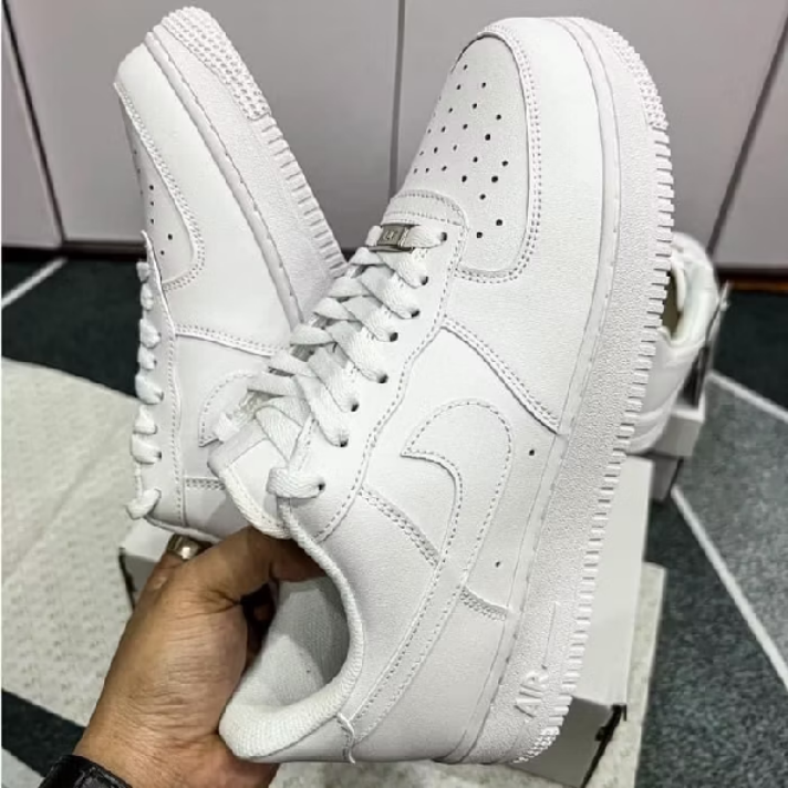 Giày _Nike Air Force 1 all white, giày af1 full trắng đế air báº£n S.Cấp trung full pk